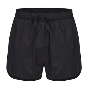 2025 nouveautés hommes coupe ample séchage rapide Shorts de sport Logo personnalisé écologique Anti-rides Muscle Fitness solide Shorts - Product Image 1