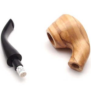 Tuyau en bois lisse pour cigarettes avec une couleur riche au design unique et un tirage confortable pour un meilleur plaisir - Product Image 3