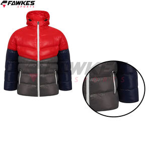 Doudounes temps froid hiver rouge bulle doudoune manteau hommes doudounes manteau haut conception hommes bouffantes vestes - Product Image 6