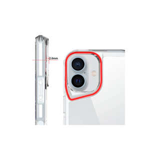 Coque en silicone antichoc SAFA T-Max Premium pour iPhone 16 Plus, coque arrière transparente électro-plaquée, élégante, INS, téléphone portable - Product Image 4