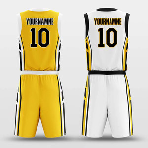 Venta al por mayor puro OEM personalizado sublimado transpirable humedad absorbe uniforme de baloncesto Jersey para los hombres de diseño con tribal - Product Image 2