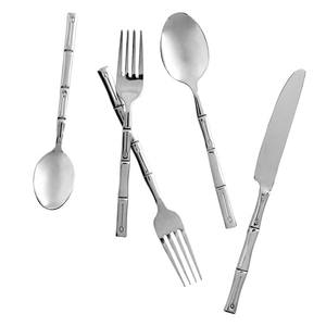 ชุดช้อนส้อมมีดสแตนเลสชุดช้อนส้อมมีดทองแดงขัดเงาสำหรับโรงแรมจัดเลี้ยง - Product Image 2