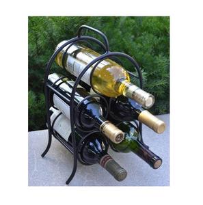 Handcrafted Iron <b>Wine</b> <b>Rack</b> Designed <b>For</b> Homes Restaurants Cafes Bars <b>Wine</b> Collectors And Elegant Table Displays - Product Image 2