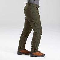 Pantalon cargo tactique pour homme, respirant, coupe droite, extensible, anti-déchirure, style streetwear décontracté, design color block, fermeture éclair