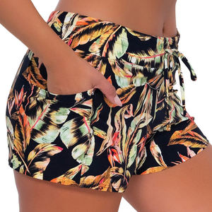 Shorts Deportivos Transpirables de Cintura Alta para Mujer, Secado Rápido, Impermeables, para Fitness, Yoga, Playa, Correr, Tallas Grandes, Logotipo Frontal - Product Image 4