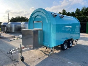 Dimensions de la remorque de restauration rapide mobile: 400X200X240CM (longueur totale 550CM) Poids net: 1600KG (poids maximum autorisé 2500KG) - Product Image 2