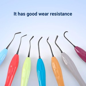 Instrument de remplissage composite dentaire produit chaud ensemble de 10 pièces pour poignée en silicone antérieure postérieure en résine esthétique Solo - Product Image 3