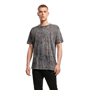 T-shirts pour hommes en jersey 100% coton lourd, col rond, avec logo personnalisé, effet délavé, fabriqués au Pakistan, coupe oversize, prix bas. - Product Image 6