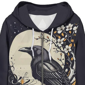 Sweat-shirt à capuche décontracté d'hiver pour femme avec logo personnalisé, en polyester/coton, respirant, imprimé par sublimation - Product Image 6