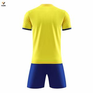 Uniformes de basket-ball unisexe sur mesure Maillot en polyester respirant à séchage rapide Impression du nom Ensembles de basket-ball jaune grande taille - Product Image 4