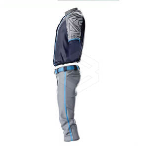 2024 ensemble de maillot et de pantalon de baseball de conception personnalisée pour hommes 100% polyester séchage rapide vêtements de sport respirants confortables pour vêtements d'équipe - Product Image 5