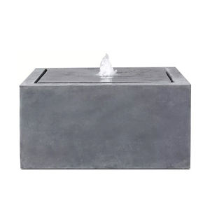 Fuente Rectangular de Aluminio Negra de Bajo Mantenimiento, Personalizada de Fábrica 2026, Eléctrica, Resistente a la Intemperie, para Exteriores - Product Image 1