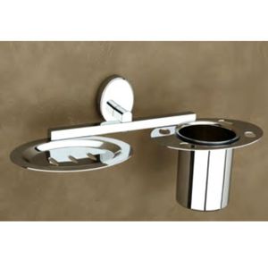 Wholesale MISHWA PP-508 <b>Wall</b> Mounted Soap Dish with Threaded Holder | Durable Polypropylene <b>Bathroom</b> Accessory OEM & Bulk Supply - Product Image 1