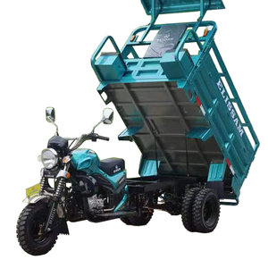 Tricycles motorisés de charge lourde de camion à benne basculante hydraulique électrique adulte de trois roues de vente chaude pour le transport efficace de cargaison - Product Image 1