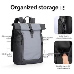 กระเป๋าเป้สะพายหลังสไตล์เดย์แพ็คพร้อมกระเป๋าตาข่ายระบายอากาศและกระเป๋าข้าง - Product Image 2