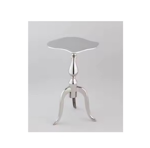 Grande table d'appoint moderne Nouvelle arrivée Table basse en métal poli uni pour décorations de bureau et de salon Taille du support pour usage domestique - Product Image 1