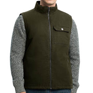 Gilet en toile sans manches ajustable, nouveautés, style personnalisé, respirant, prix de vente en gros, gilet en toile confortable pour hommes - Product Image 3