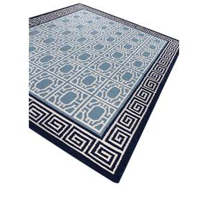 อัลฮัมบรา ไอวอรี่พรมขนสัตว์ทอลายเรียบ ลายเรขาคณิตสำหรับตกแต่งบ้าน-ADWL-13209 - Product Image 2