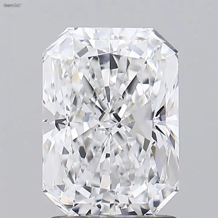 E Color VVS2 Clarity Size 2.04Ct Polished Labgrown Diamond Radiant Shape HPHT-CVD Diamond Jewelry Loose Diamonds