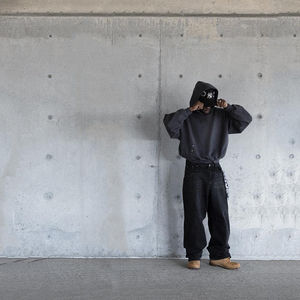 Fabricantes de Ropa, Sudadera con Capucha de Alta Calidad, Personalizada, Gruesa, Lavada al Ácido, Desgastada, Corta, Estilo Vintage, Streetwear - Product Image 2