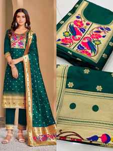 Nuevo vestido Georgette suave para mujer Dhwaja Export elegante traje Salwar Kameez con monederos cómodos India y Pakistán sin costuras - Product Image 5