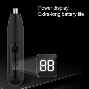 Tondeuse électrique portable pour poils de nez pour hommes, usage domestique, camping-car, garage, appareil de toilettage des poils du visage, alimenté par batterie USB, en plastique - Product Image 4