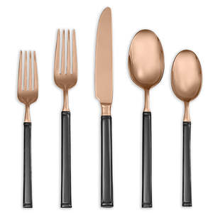 Cubiertos de acero inoxidable con acabado plateado de diseño personalizado más vendidos, juego de cubiertos de Metal con características ecológicas para el hogar - Product Image 6