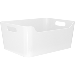 Boîte de rangement pour armoire en forme de U blanche - Product Image 1