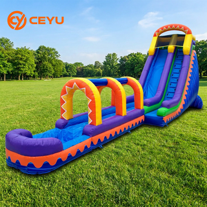 Ceyu <span class=keywords><strong>Parc</strong></span> <span class=keywords><strong>aquatique</strong></span> gonflable commercial géant en PVC <span class=keywords><strong>avec</strong></span> toboggans aquatiques en marbre, piscine et jeux d'ondes pour jardin, à vendre - Product Image 1