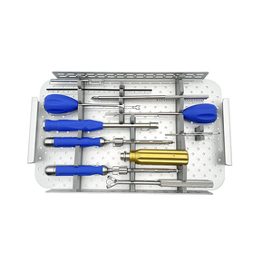 Ensemble d'instruments cervicaux antérieurs manuels réutilisables en acier inoxydable de qualité supérieure, certifié CE ISO 13485:2016 Classe I Général - Product Image 2