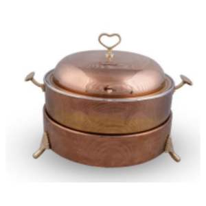 Rose Gold Ring Chafing Dish | Premium Stainless Steel Buffet <b>Food</b> <b>Warmer</b> for Hotel Catering & Banquet Use - Product Image 1