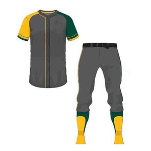 Contraste des couleurs Meilleure vente uniforme de baseball Fabrication professionnelle uniforme de baseball pour les jeunes - Product Image 1