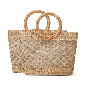 Bolso de mano de jacinto de agua para mujer hecho a mano de alta calidad con mango de ratán Buen precio Uso diario de Vietnam - Product Image 3