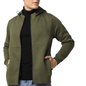 Wholesale Custom Logo Men <b>Zipper</b> <b>Jacket</b> Windbreaker <b>Jacket</b> for Men Breathable Material Long Sleeve Men Hoodie - Product Image 1