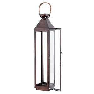 Lanterne en métal de luxe couleur noire bougeoir design fait main lanterne en métal fantaisie de haute qualité en gros - Product Image 4