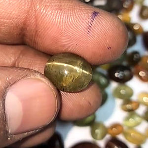 ตาแมวธรรมชาติ1010 342ชิ้นขนาด8มม. ถึง19มม. เพชรทรงรีออคพลอยหลวม - Product Image 5