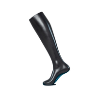 Manekin kaki perempuan Fiberglass Logo kustom untuk tampilan kaus kaki
