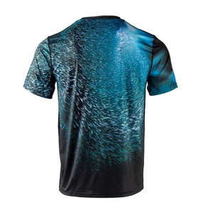 Full Heat-Transfer Printing Bulk Men T-<b>Shirt</b> Custom Printed Logo Solid Breathable Sustainable High Quality T-<b>Shirts</b> Reasonable - Product Image 4