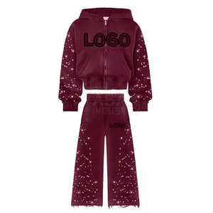 Conjunto Deportivo de Dos Piezas para Hombre, Pantalones Acampanados a la Moda, Top Cómodo, Conjunto Deportivo Acampanado para Hombre - Product Image 2