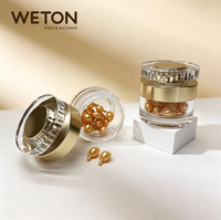 Pot en plastique pour 30 capsules de sérum