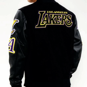 Logotipo personalizado Lana Bordado Varsity Letterman Chaquetas Hombres Varsity Chaqueta de cuero - Product Image 6