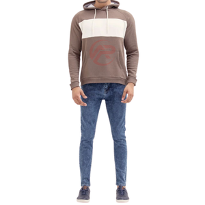 Sudadera con Capucha para Hombre, Tendencia de Invierno, Súper Suave, Resistente al Viento, Transpirable, de Secado Rápido, Ecológica, de Algodón/Poliéster, con Patrón Liso - Product Image 1