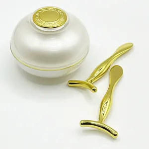 Maßgefertigter Zinklegierungs-Augencreme-Massager mit T-förmigem Doppelend-Applikator zur Förderung der Absorption und Straffung; Schönheitsgerät - Product Image 1