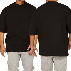 Camisetas de Algodón para Hombre, Manga Corta, Casual, Holgadas, de Gran Tamaño, de Alta Calidad, Ecológicas, Transpirables, de Secado Rápido, con Logotipo Personalizado - Product Image 3