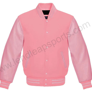 Personalizado Casual Hombres Streetwear Varisty Chaquetas de los hombres de cuero Versity University Bomber College Jacket para hombres - Product Image 1