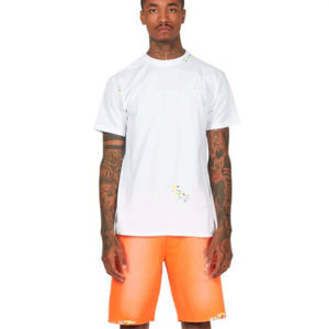 ชุดลำลองผู้ชายแฟชั่นฤดูร้อน 2 ชิ้น ชุดเซ็ตเสื้อยืดแขนสั้นพิมพ์ลายกางเกงขาสั้นผ้าเทอร์รี่ 100% ไซส์ใหญ่ ระบายอากาศได้ดี - Product Image 1