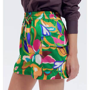 Pantalones cortos deportivos de algodón para mujer en diferentes tamaños y colores, novedad a la moda, personalizados al por mayor - Product Image 4