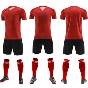Wholesale Custom Soccer Kits Mens Football Uniform Cheap Quick Dry Soccer Uniform Set Breathable Football Jersey Kit - Product Image 4