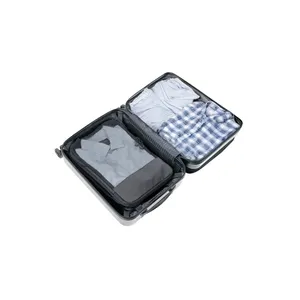 Organizer da viaggio nero Troika per vestiti, gadget personalizzati e camicie - Product Image 2