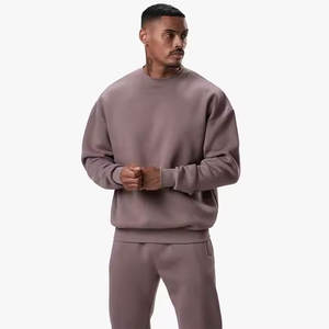 Traje de jogging ligero con capucha personalizado Ropa de gimnasio de ajuste regular para hombres Chándal estampado sólido para fitness de invierno - Product Image 6